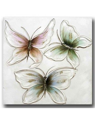 CUADRO MARIPOSAS SET DE DOS 60x60