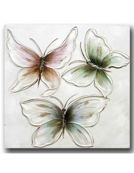 CUADRO MARIPOSAS SET DE DOS 60x60