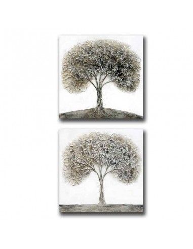 CUADRO ARBOL SET DE DOS 40x40