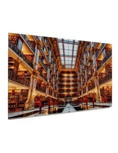 CUADRO CRISTAL BIBLIOTECA 80X120