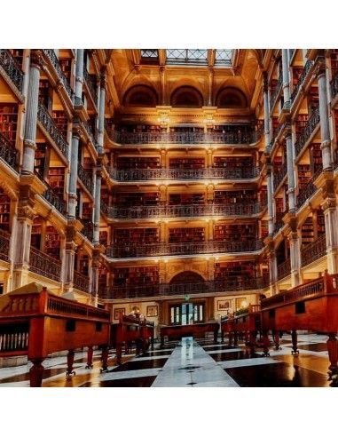 CUADRO CRISTAL BIBLIOTECA 80X120