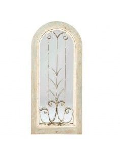 ESPEJO MADERA - METAL VINTAGE 90x39