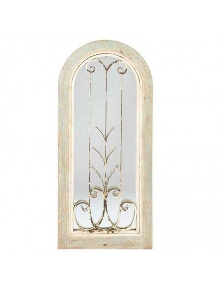 ESPEJO MADERA - METAL VINTAGE 90x39