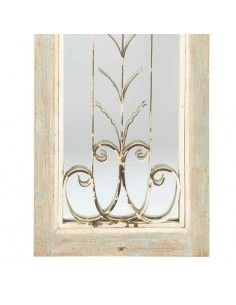 ESPEJO MADERA - METAL VINTAGE 90x39 2