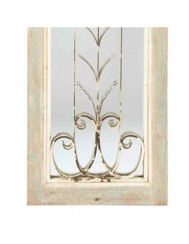 ESPEJO MADERA - METAL VINTAGE 90x39