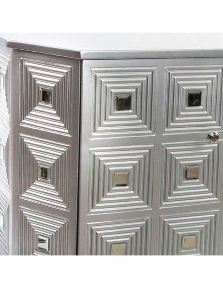 BUFFET MADERA PLATEADO 79x100