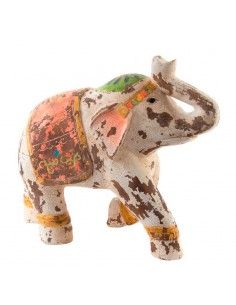 FIGURA ELEFANTE DORADO Y PLATEADO 2