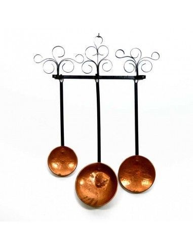 ESPETERA DE COBRE CON TRES PIEZAS