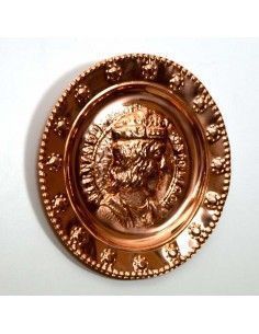 PLATO DE COBRE RELIEVE... 2