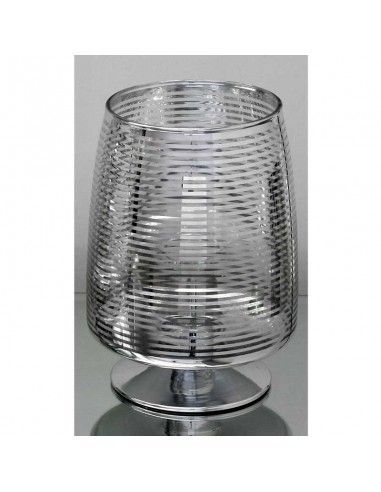 CANDELERO DE COPA PLATEADO