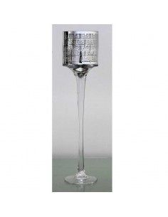 CANDELERO DE COPA PLATEADO 2