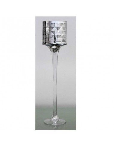 CANDELERO DE COPA PLATEADO