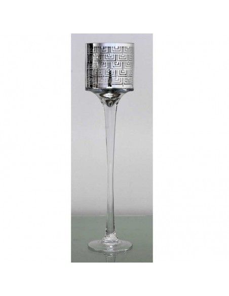CANDELERO DE COPA PLATEADO