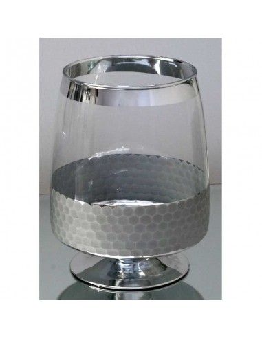 CANDELERO DE COPA PLATEADO