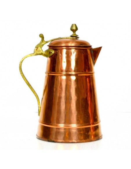 JARRA LECHERA DE COBRE CON ASA