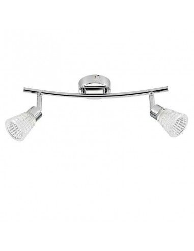REGLETA DE DOS LUCES CROMO COLECCION GEL
