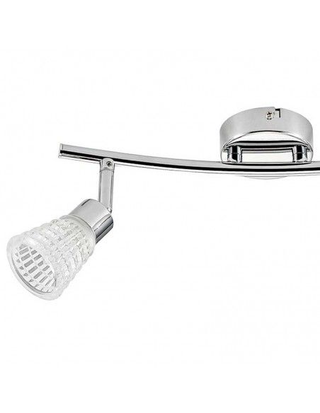 REGLETA DE DOS LUCES CROMO COLECCION GEL