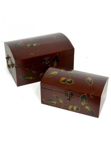 CAJA DE MADERA SET DE DOS