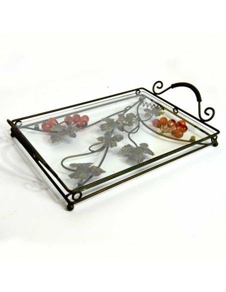 BANDEJA DE MESA FORJA - CRISTAL