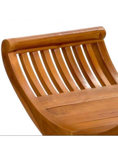 BANQUETA GRANDE DE MADERA DE TECA