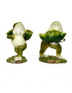 FIGURA DE RANAS PARA JARDIN