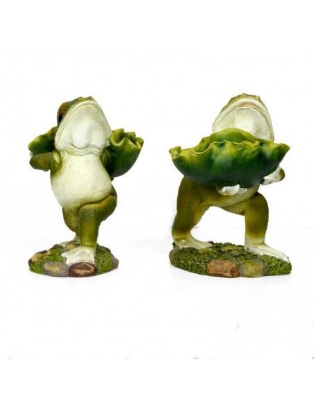 FIGURA DE RANAS PARA JARDIN