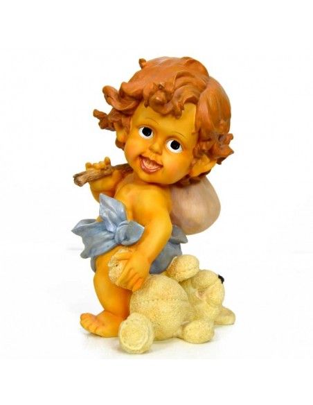 FIGURA DE NIÑOS CON PELUCHES