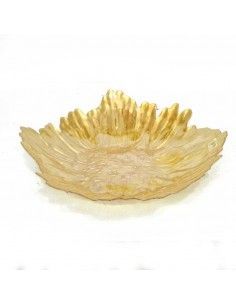 CENTRO DE MESA VIDRIO BEIGE