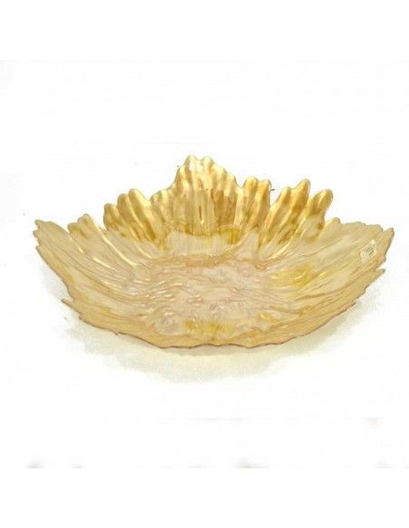CENTRO DE MESA VIDRIO BEIGE