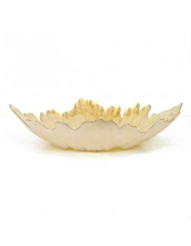 CENTRO DE MESA VIDRIO BEIGE