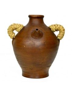BOTIJO DE CERAMICA Y ESPARTO
