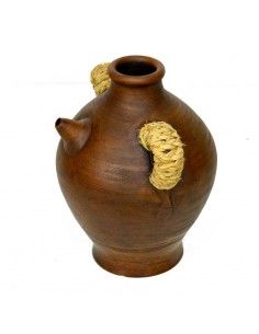 BOTIJO DE CERAMICA Y ESPARTO 2