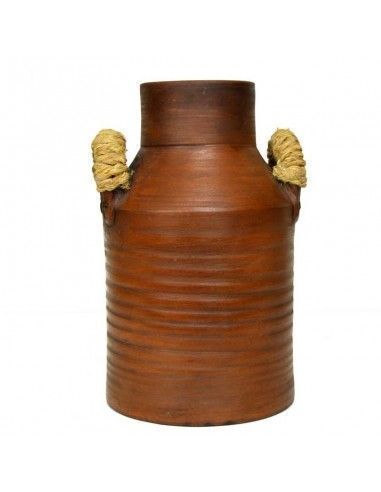 LECHERA DE CERAMICA Y ESPARTO