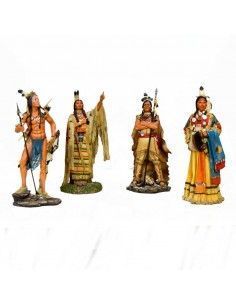 FIGURA DE INDIO APACHE A CABALLO