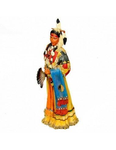 FIGURA DE INDIO APACHE A CABALLO