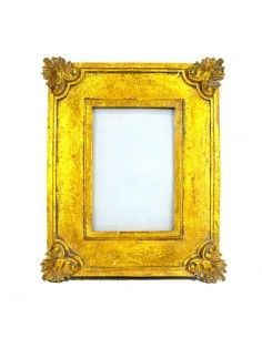 PORTAFOTO RESINA DORADO 15x10