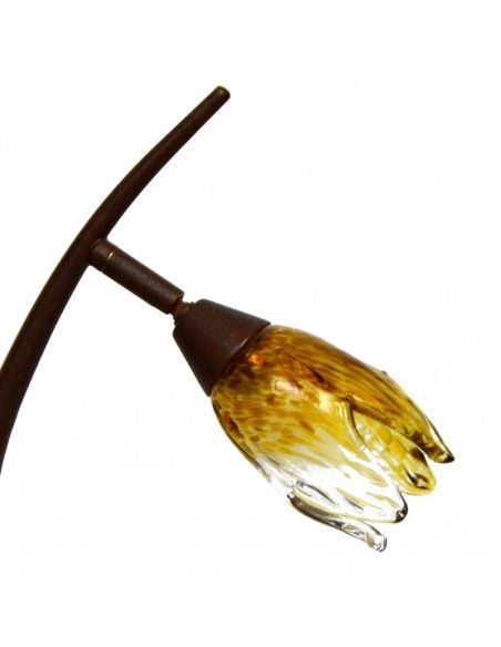 LAMPARA DE SOBREMESA TULIPA AMBAR