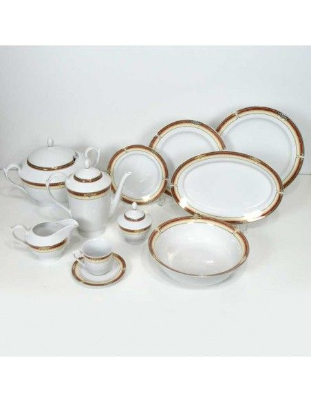 VAJILLA DE PORCELANA 83 PIEZAS
