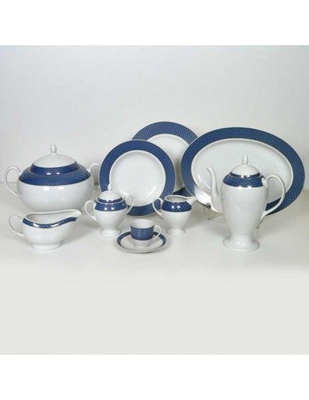 VAJILLA DE PORCELANA 83 PIEZAS