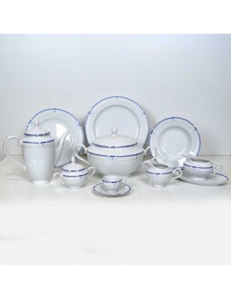VAJILLA DE PORCELANA 83 PIEZAS