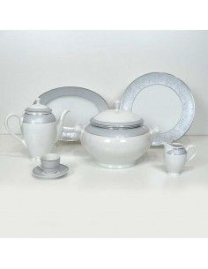 VAJILLA DE PORCELANA 83 PIEZAS