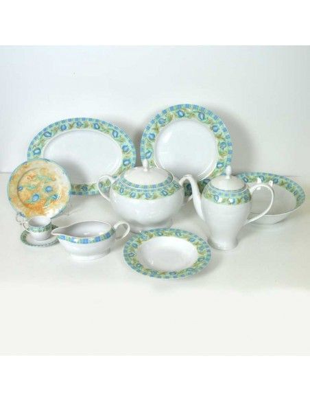 VAJILLA DE PORCELANA 83 PIEZAS