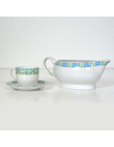 VAJILLA DE PORCELANA 83 PIEZAS