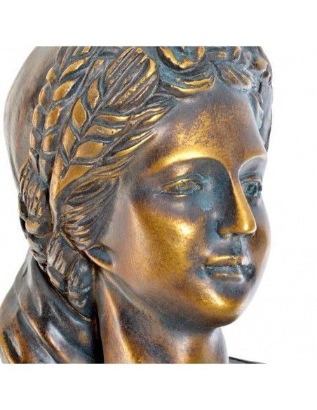 FIGURA MUJER EN FIBRA PIEDRA 115x42