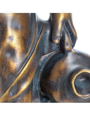 FIGURA MUJER EN FIBRA PIEDRA 115x42