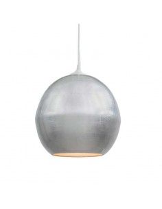 LAMPARA BOLA LACADA PLATA ELECTRICA