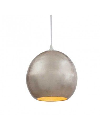 LAMPARA BOLA LACADA CHAMPAGNE ELECTRICA