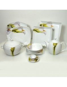 VAJILLA DE PORCELANA 83 PIEZAS