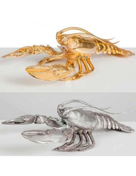 FIGURA LANGOSTA PLATA O DORADO