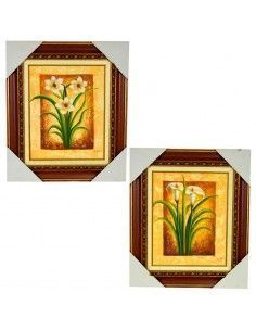 CUADROS DE FLORES 74x63